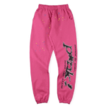 Spider Brand Little Star Graffiti Pink Sweatpant