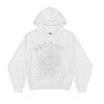 Spider Brand Printed White Men WW Hoodie