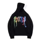 Spider Brand 555 Black Angel Number Hoodie