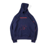 Spider Brand Printed Insectgroupie Blue Hoodie