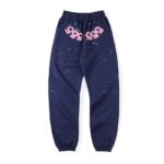 555 Sp5der Blue Logo Sweatpant