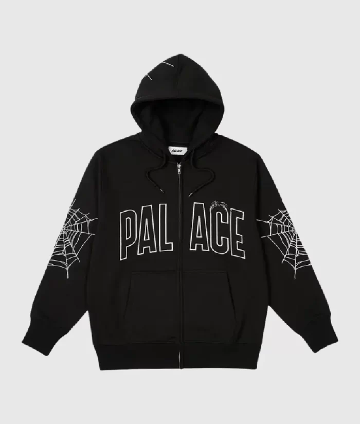 Palace Logo With Zipper Sp5der Hoodie