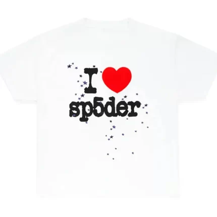 I Heart Sp5der White T-Shirt