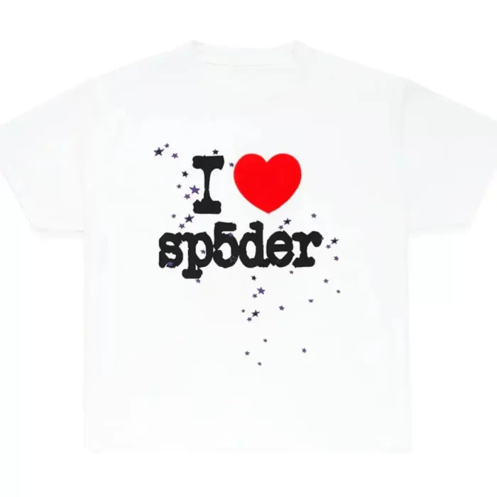 I Heart Sp5der White T-Shirt