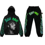 999 Club Sp5der Logo Black Tracksuit